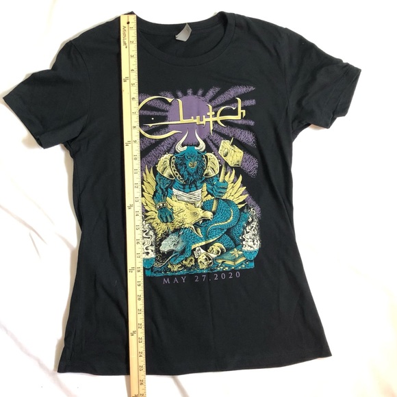 Clutch 2020 band t shirt black Women’s size medium - Picture 5 of 13